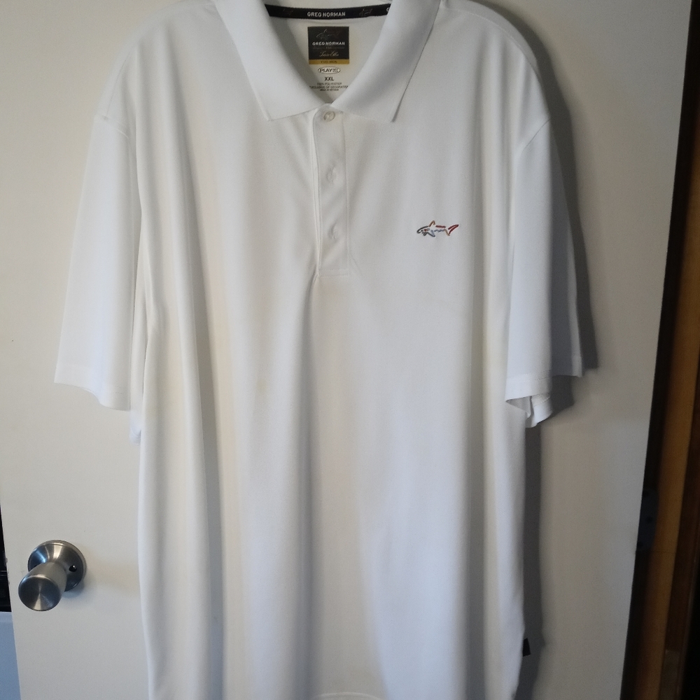 Greg Norman for Tasso Ella men's golf polo